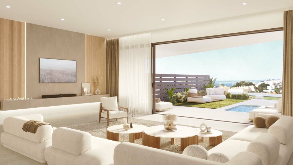 Salón de una Sky Villa de Korall Residences
